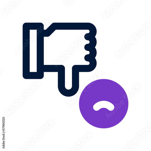 dislike icon for your website, mobile, presentation, and logo design.