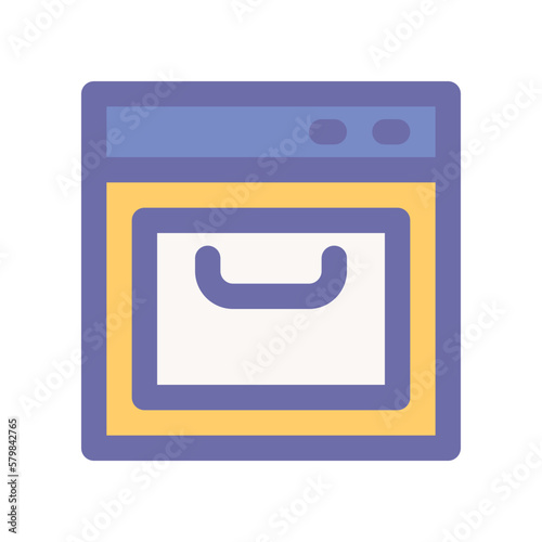 oven icon for your website design, logo, app, UI. 