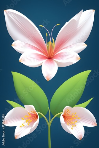 Lotus flowers illustration