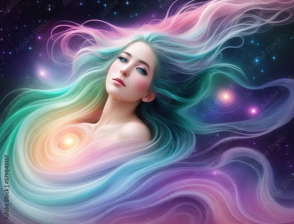 dreamy female portrait dreamy female portrait