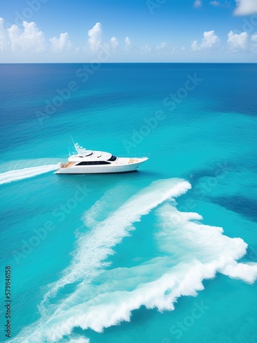 Luxury floating boat © tugolukof
