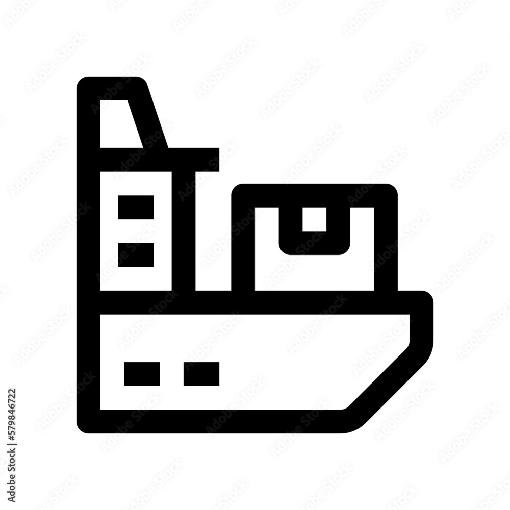 cargo ship icon for your website, mobile, presentation, and logo design. cargo ship icon for your website, mobile, presentation, and logo design.