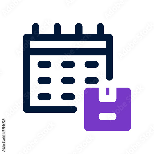 schedule icon for your website, mobile, presentation, and logo design.