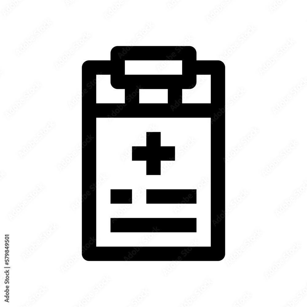 Obraz premium health report icon for your website, mobile, presentation, and logo design.