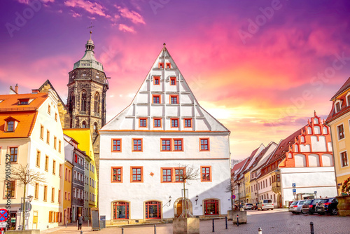 Rathaus, Pirna, Deutschland 