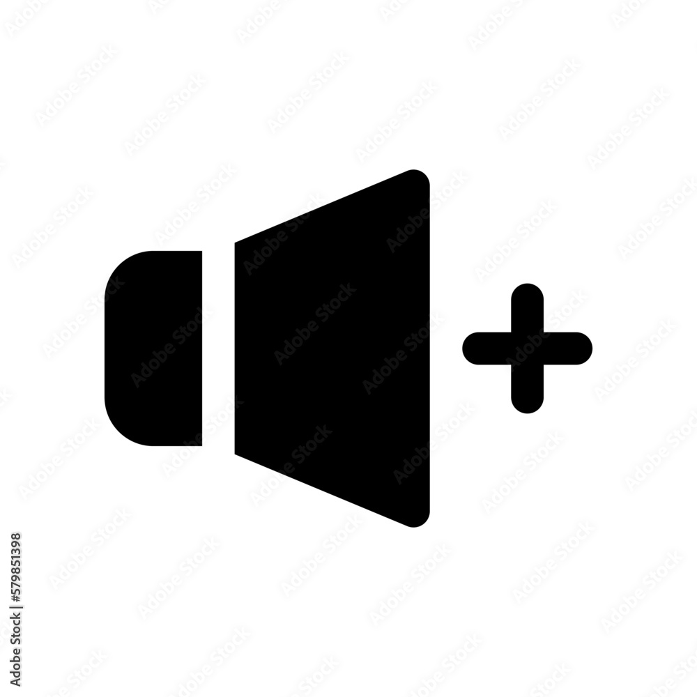Fototapeta premium volume icon for your website design, logo, app, UI. 