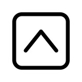up arrow icon for your website design, logo, app, UI. 