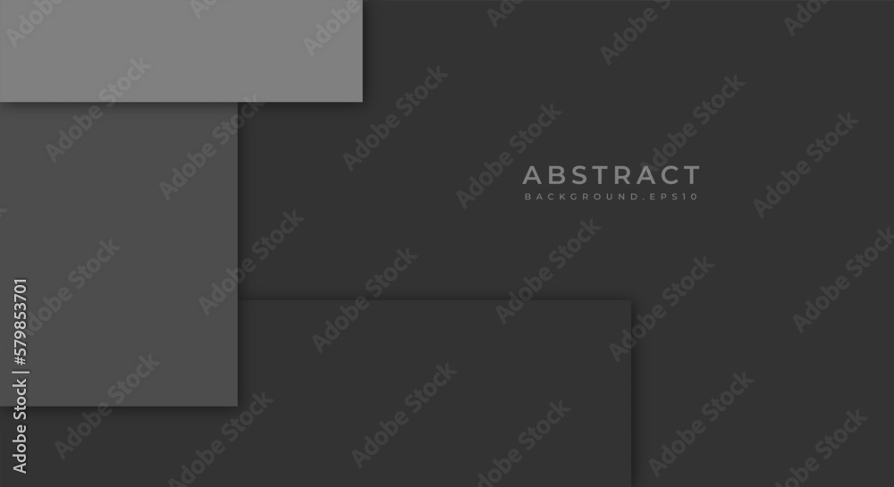 Obraz premium Modern Overlap Dimension grey Line Bar Background with Copy Space for Text or Message