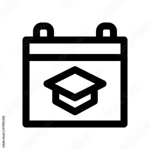 schedule icon for your website, mobile, presentation, and logo design.