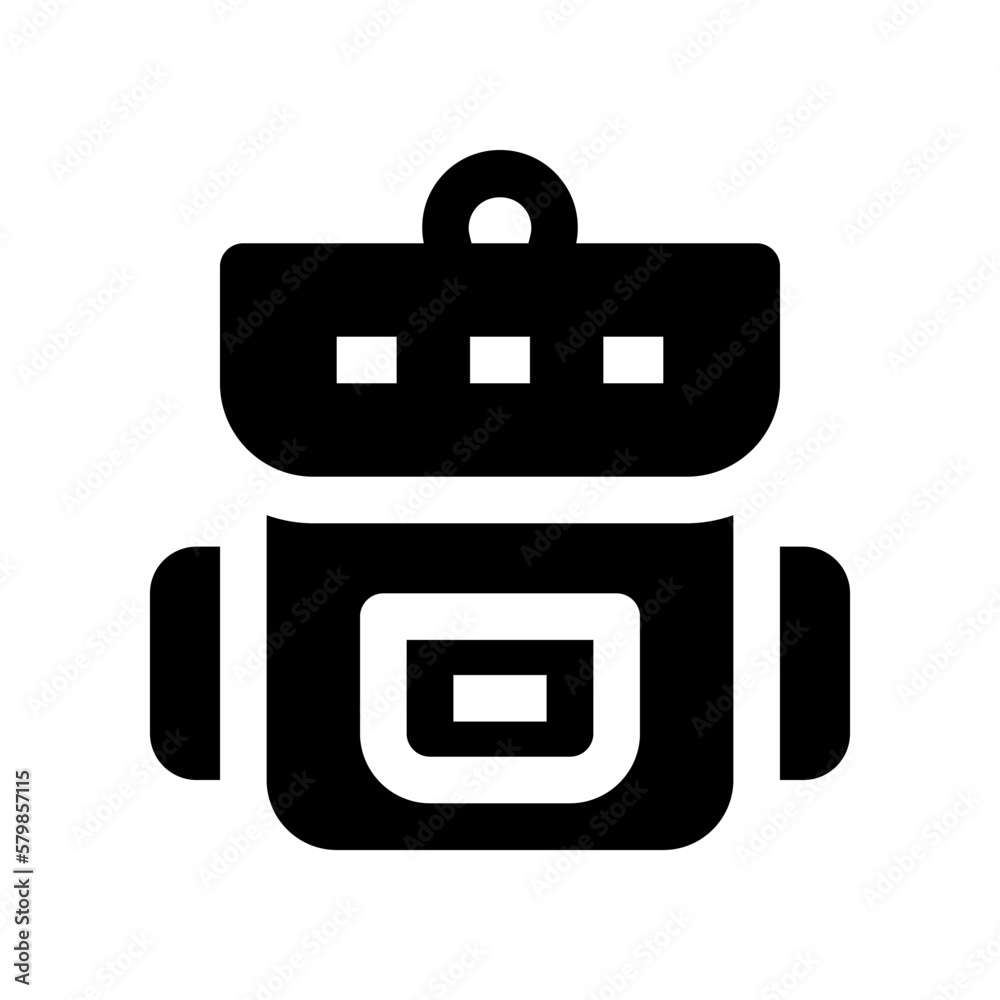 backpack icon for your website, mobile, presentation, and logo design. backpack icon for your website, mobile, presentation, and logo design.