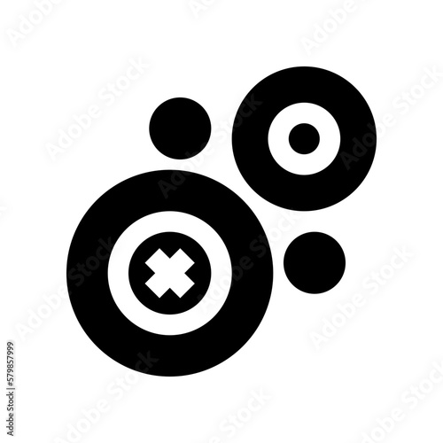 cell division icon for your website, mobile, presentation, and logo design.