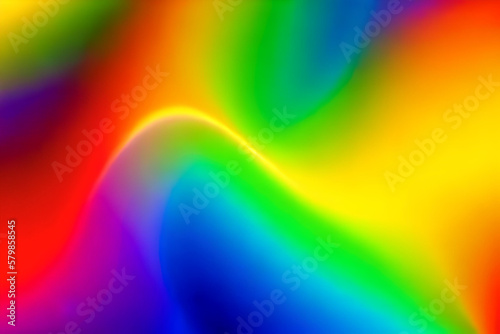Abstract 3d colourful gradient wave background. Gradient design element for backgrounds, wallpapers, covers, ui design, banner, poster, mobile apps. generative ai 