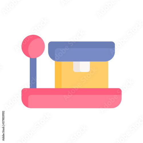 weighing scale icon for your website design, logo, app, UI. 