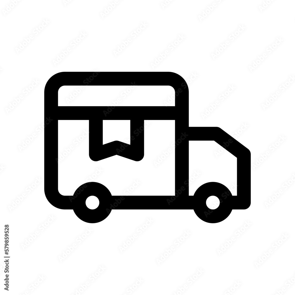 Fototapeta premium truck icon for your website design, logo, app, UI.