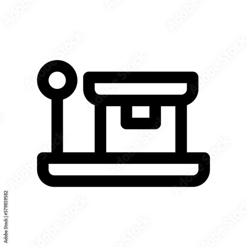 weighing scale icon for your website design, logo, app, UI. 