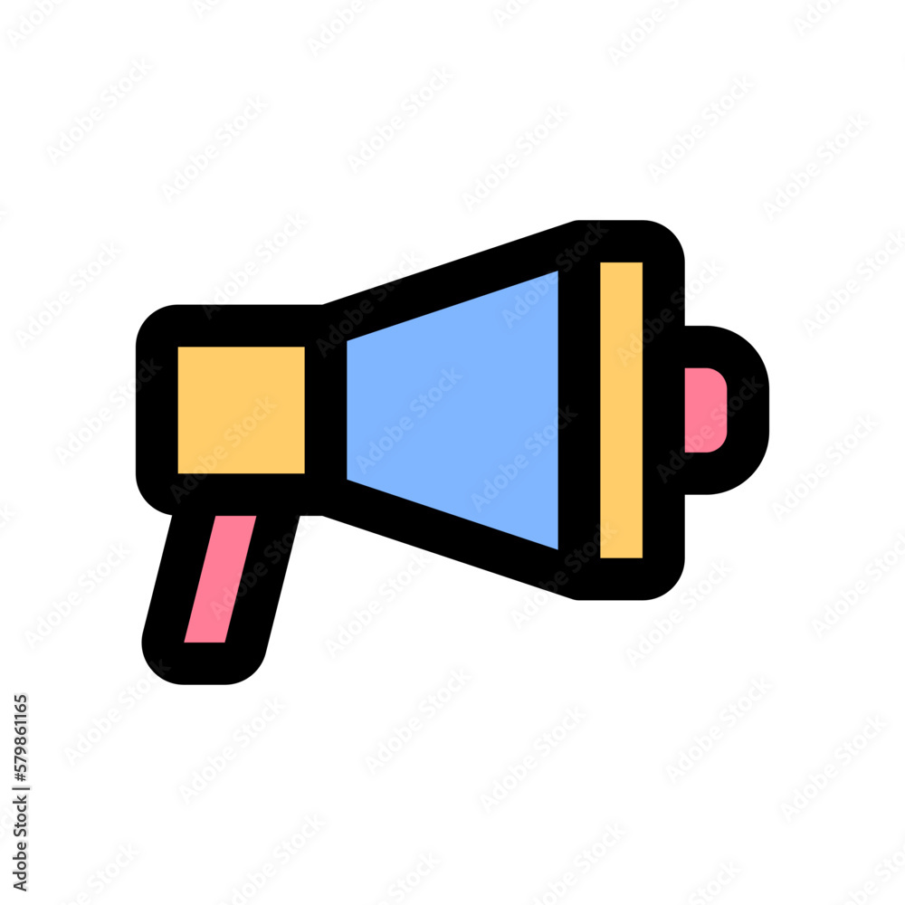 megaphone icon for your website design, logo, app, UI. megaphone icon for your website design, logo, app, UI.