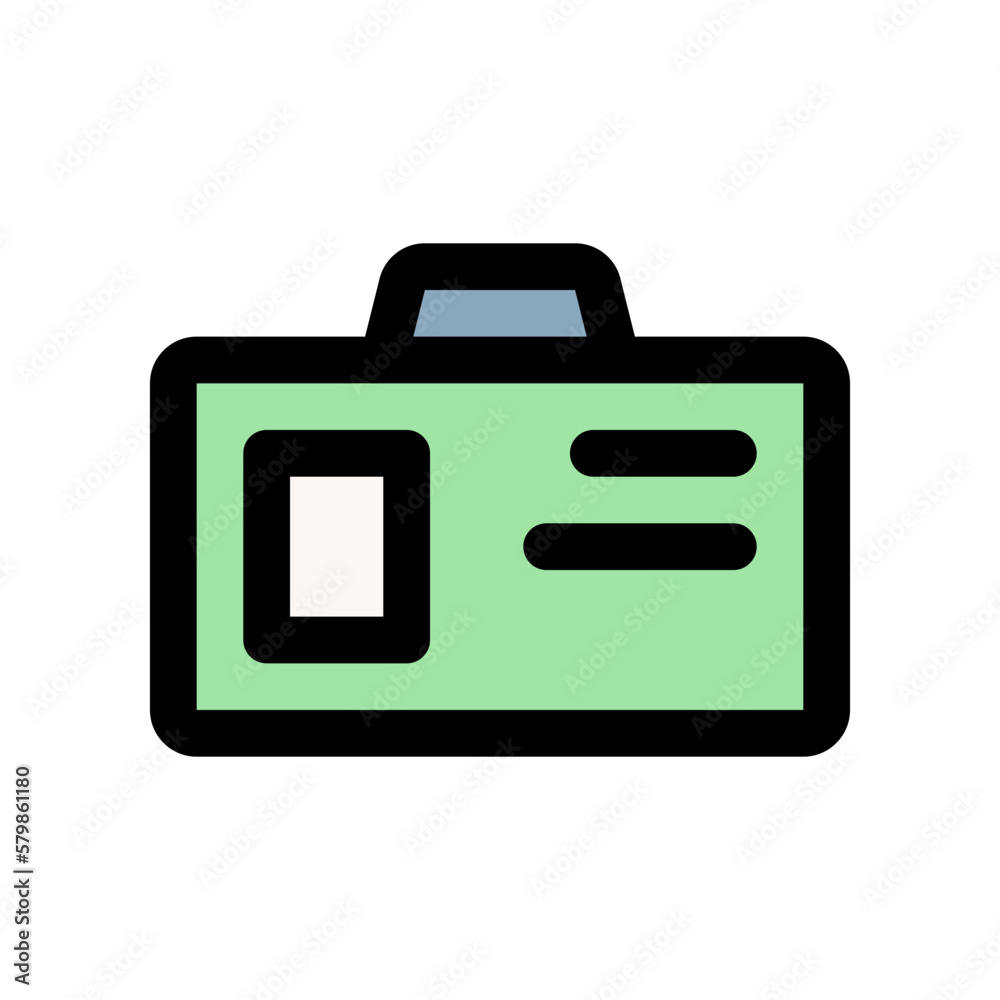 id card icon for your website design, logo, app, UI. id card icon for your website design, logo, app, UI.
