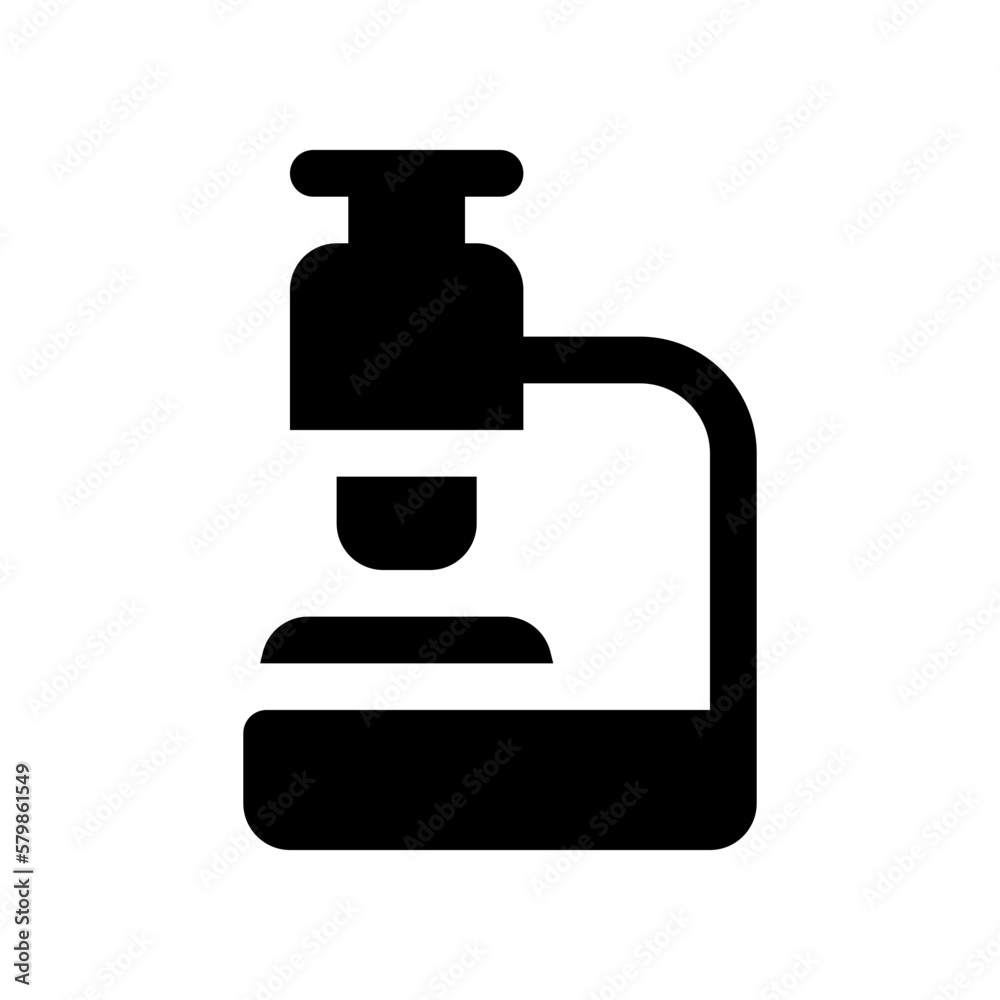 microscope icon for your website design, logo, app, UI. microscope icon for your website design, logo, app, UI.