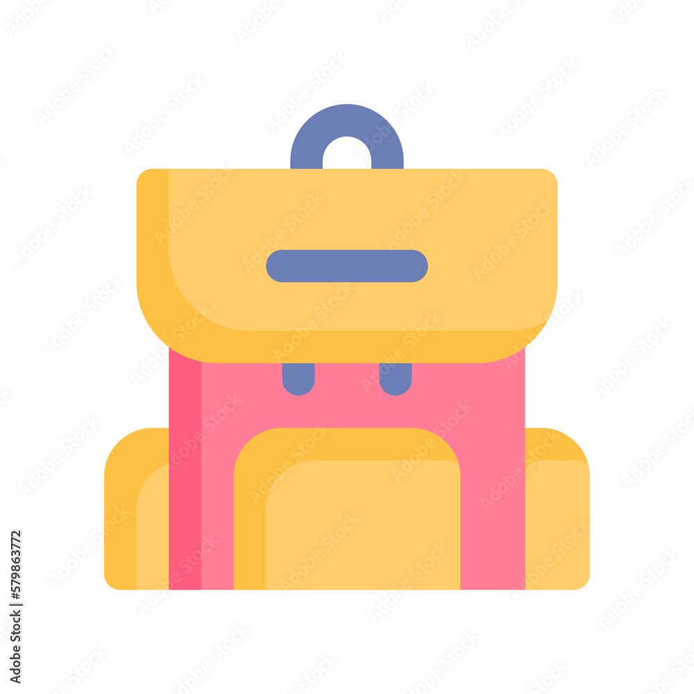 backpack icon for your website design, logo, app, UI. backpack icon for your website design, logo, app, UI.