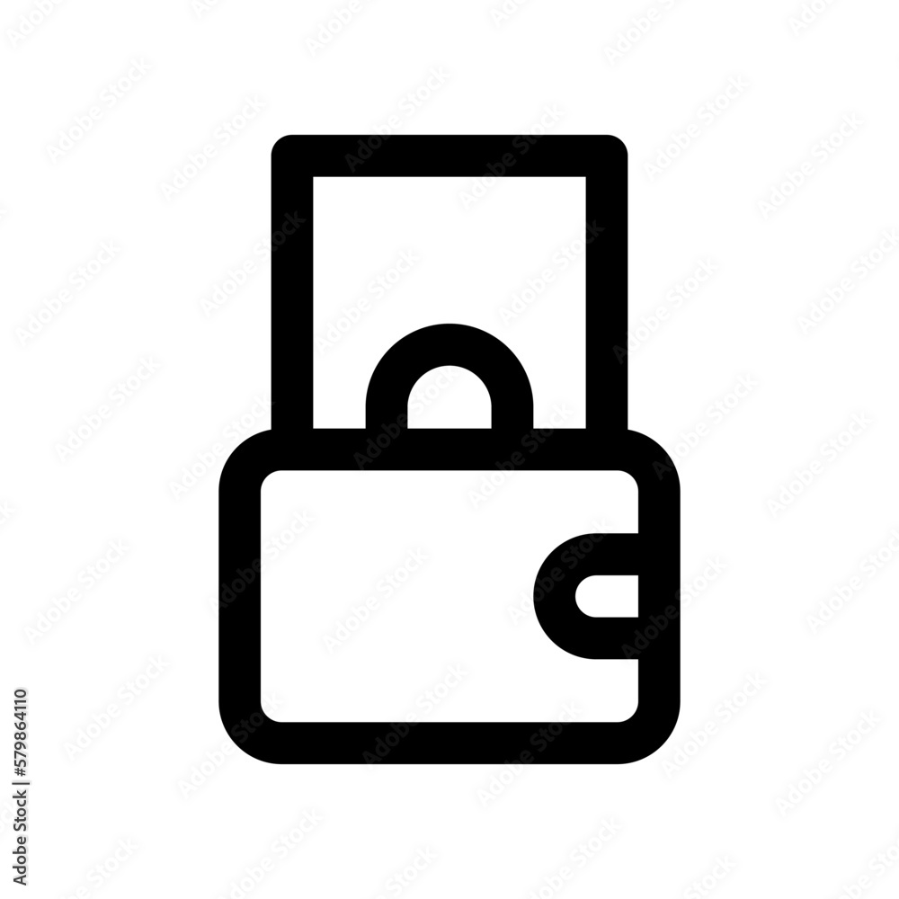 wallet icon for your website design, logo, app, UI. wallet icon for your website design, logo, app, UI.