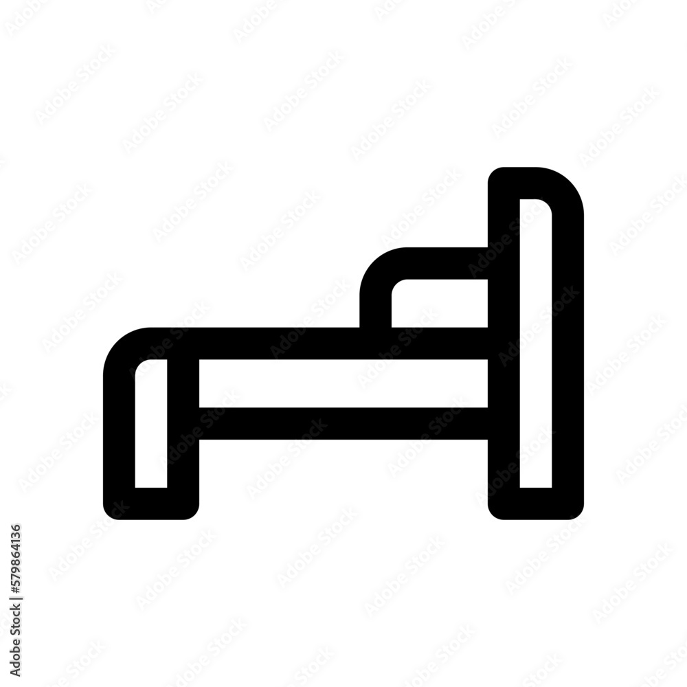 bed icon for your website design, logo, app, UI. bed icon for your website design, logo, app, UI.