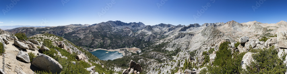 Sierra Nevada Mountain Panorama