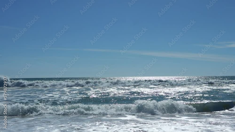 Sand coast of Atlantic ocean Sand coast of Atlantic ocean