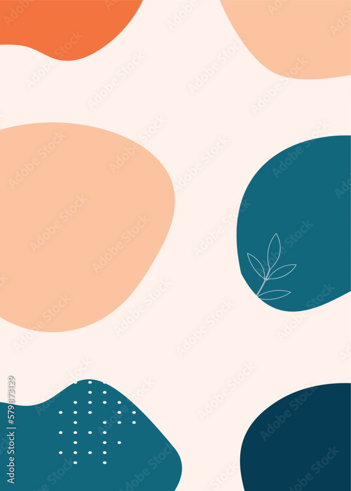 Creative aesthetic background with different textures. Collage. Design for poster, card, invitation, placard, brochure, flyer. Vector
