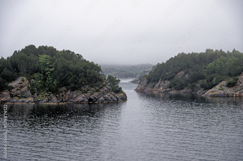 Fjord coastline close to Bergen - Norway Fjord coastline close to Bergen - Norway