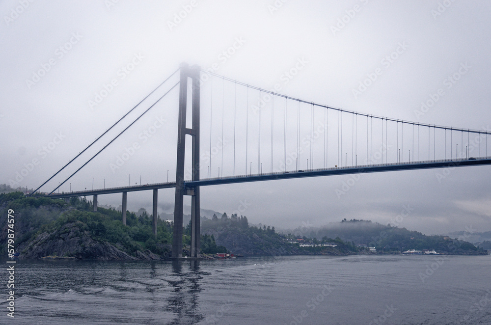 Askoy Bridge across the Bergen Fjord - Norway