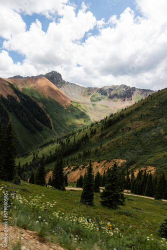 landscape of mountains in colorado