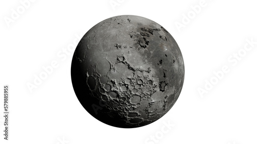 Moon surface as transparent png file. Elements of this vector furnished by NASA.