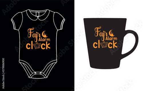 Fajr alarm clock- Muslim Ramadan t-shirt for kids.