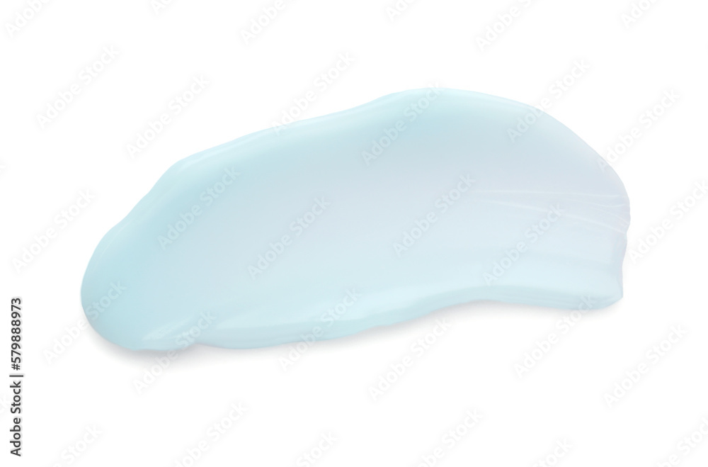 Sample of face cream isolated on white Sample of face cream isolated on white