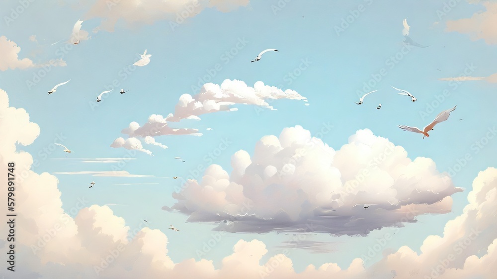 Fototapeta premium clouds in the sky