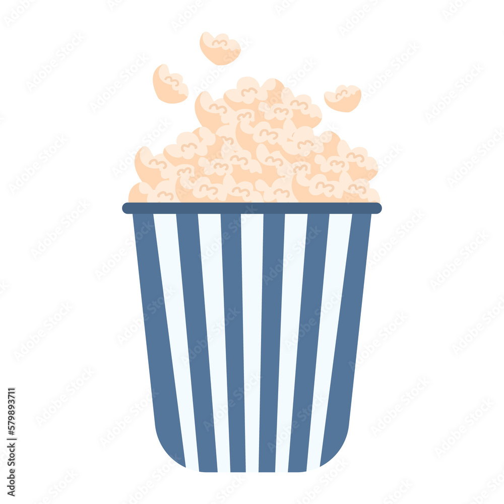 popcorns concept illustration