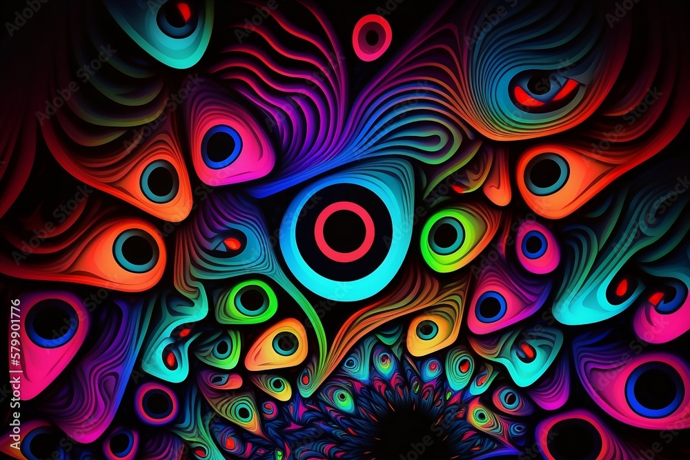 Abstraktes Kunstwerk Neon Bunt
Abstraktes Kunstwerk Neon Bunt