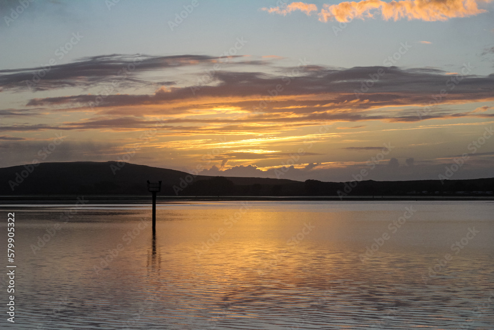 Watching the sunset in Bodega Bay in Northern California