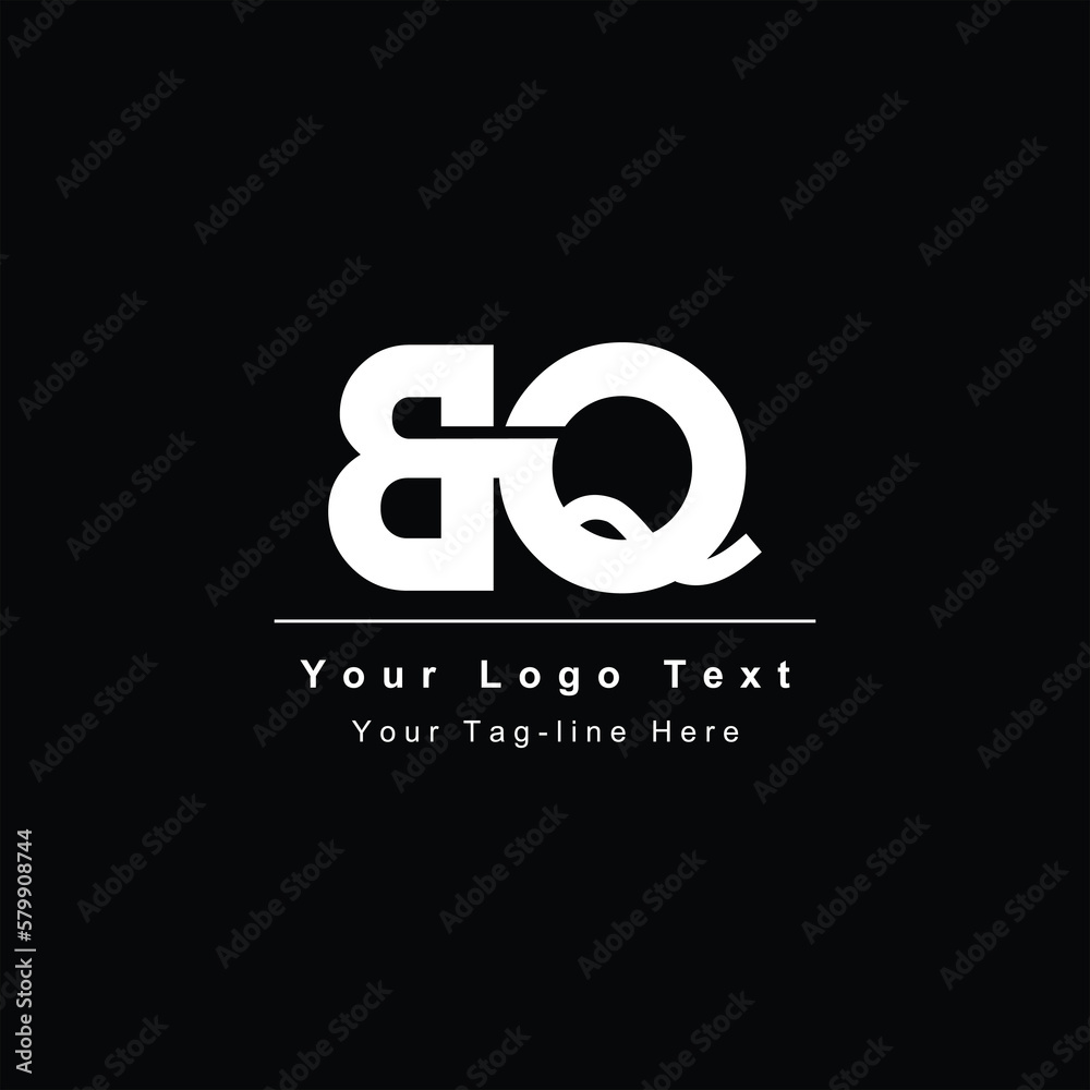 BQ QB initial based Alphabet icon logo BQ QB initial based Alphabet icon logo