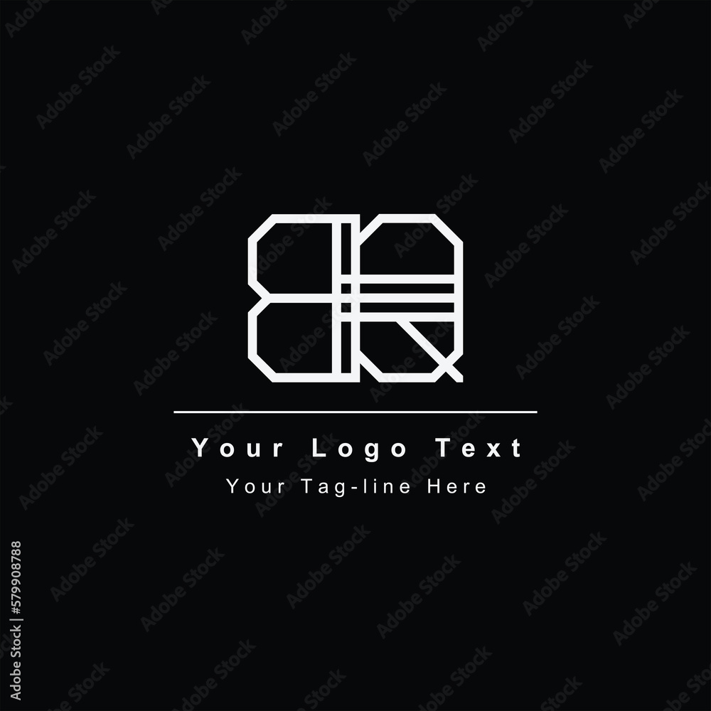 initial logo bq qb logo based letter initial logo bq qb logo based letter