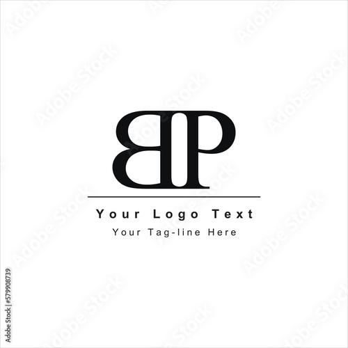 BP or PB letter logo. Unique attractive creative modern initial BP PB B P initial based letter icon logo