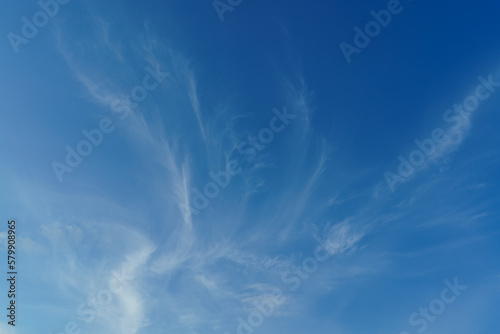 Abstract pattern from a cloud on the sky
