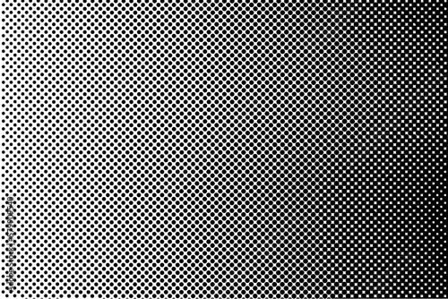 abstract Halftone vector background black and white dots shape