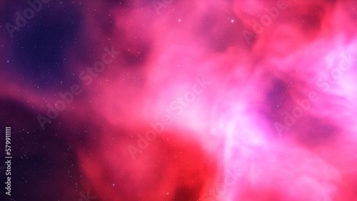 red-violet nebula in outer space  horsehead nebula  unusual colorful nebula in a distant galaxy  red nebula 3d render 