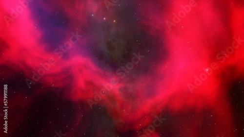 red-violet nebula in outer space, horsehead nebula, unusual colorful nebula in a distant galaxy, red nebula 3d render

