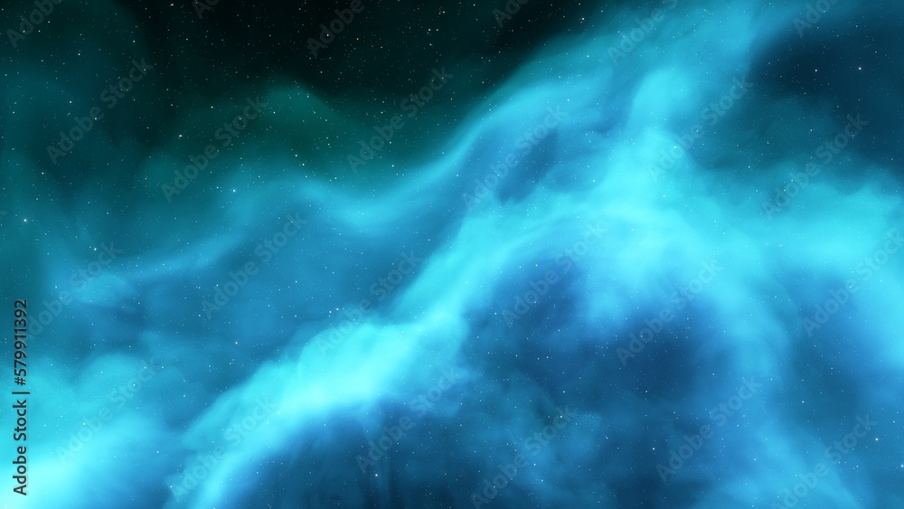 Fototapeta premium red-violet nebula in outer space, horsehead nebula, unusual colorful nebula in a distant galaxy, red nebula 3d render 