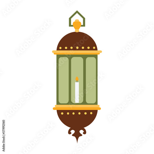 Islamic Lantern Illustration. Symbols of Ramadan Mubarak, Hanging Gold Lanterns, arabic lamps, lanterns moon, lantern element, star, art, vector and illustration