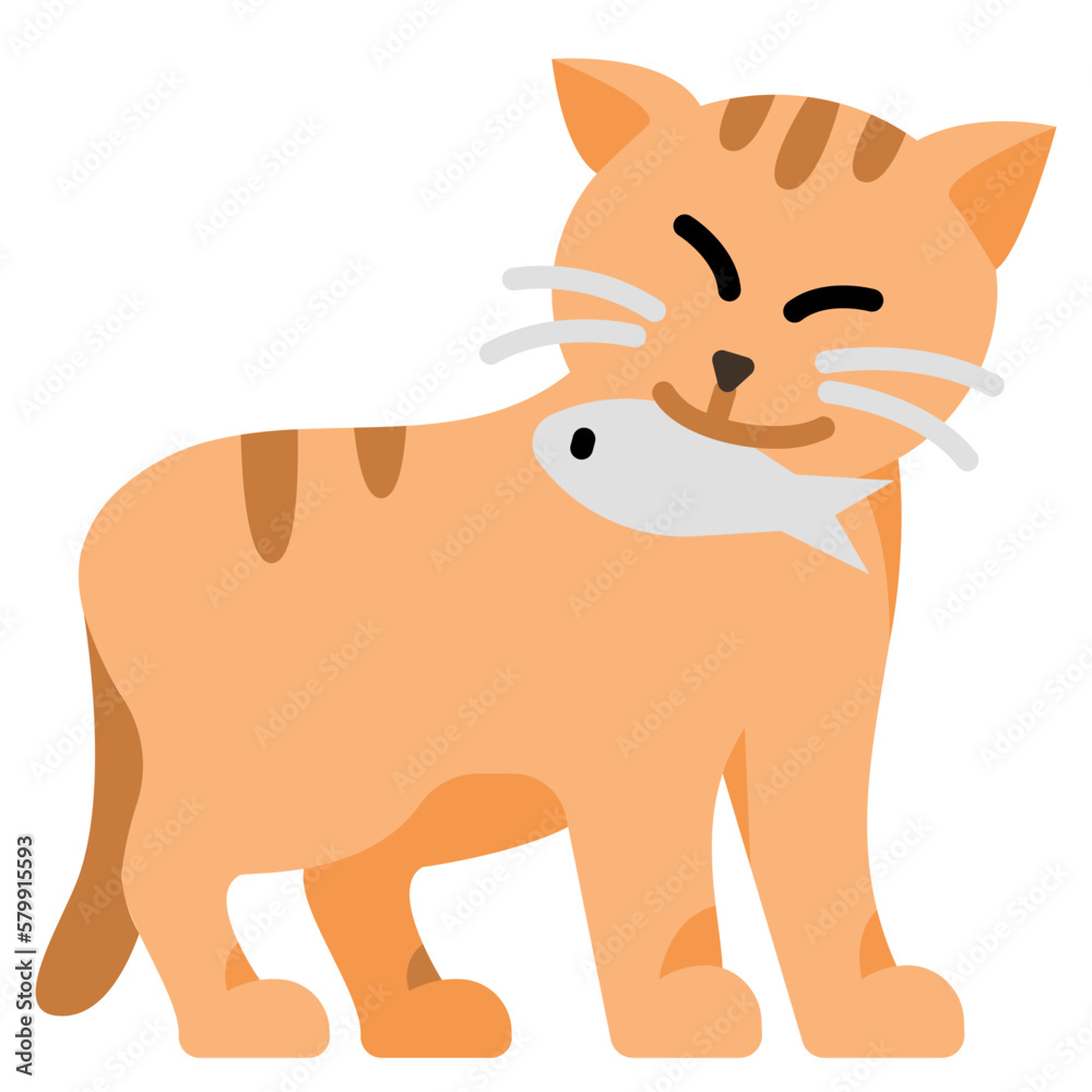 cat flat icon cat flat icon