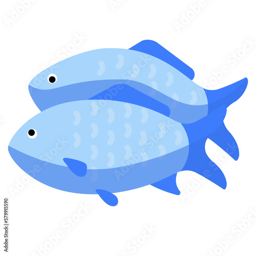 fish flat icon