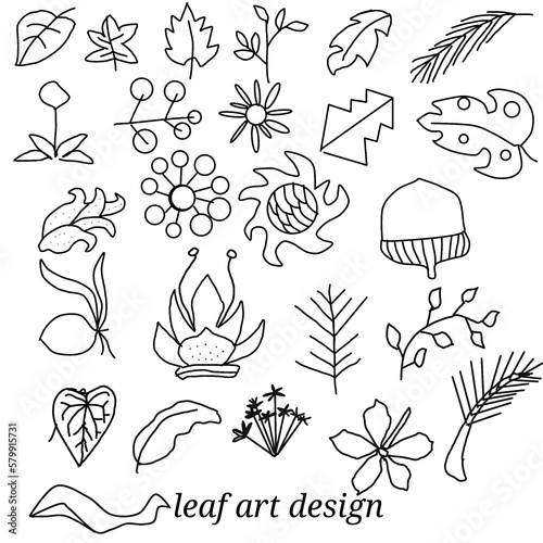 hand drawn flowers